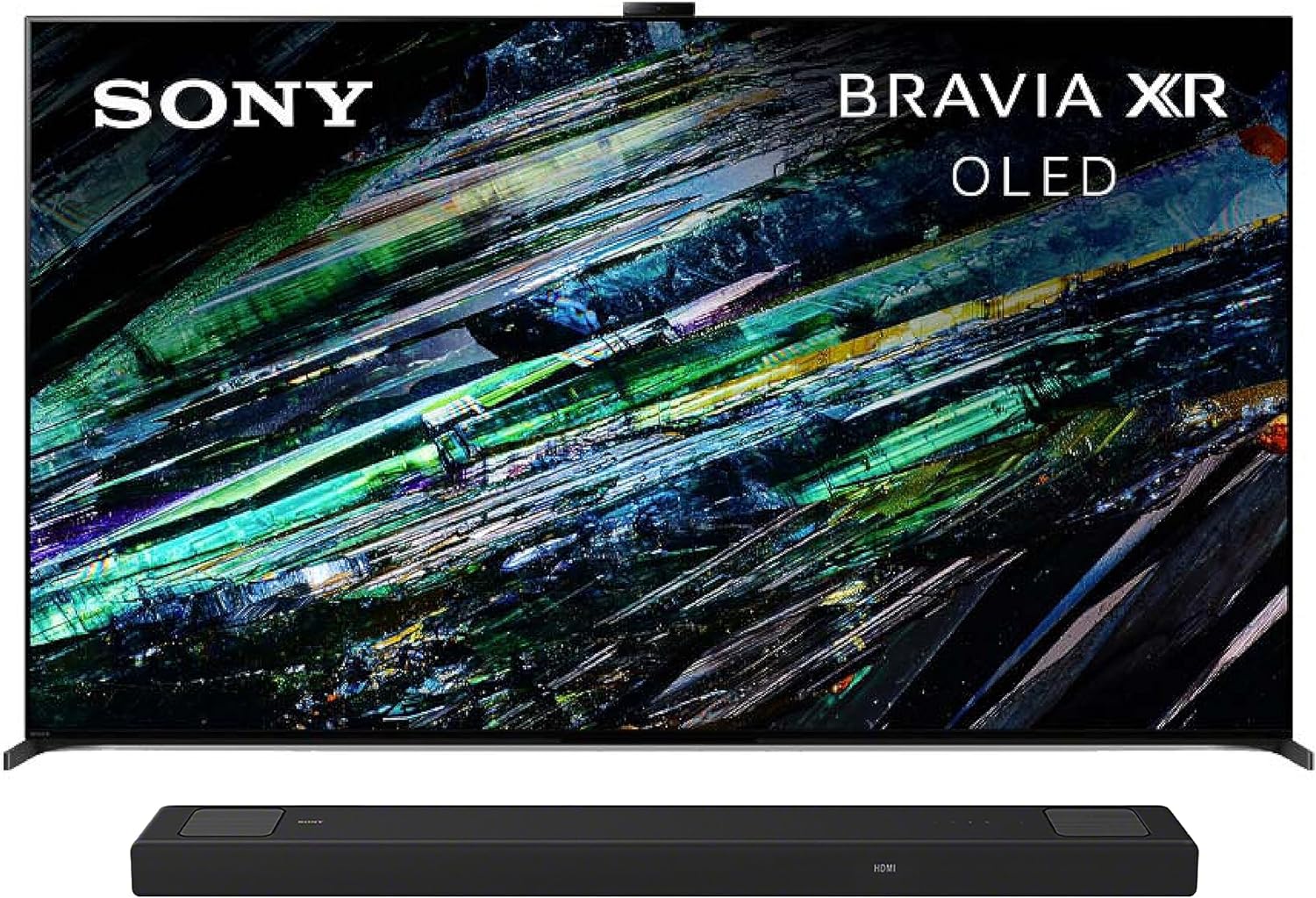 Sony 65 Inch BRAVIA XR A95L QD-OLED 4K HDR Google TV HT-A5000 5.1.2ch Dolby Atmos Sound Bar