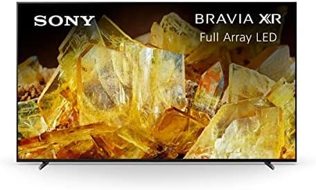 Sony 75 Inch BRAVIA XR X90L Full Array LED 4K HDR Google TV HT-A9 7.1.4ch Home Theater Speaker System